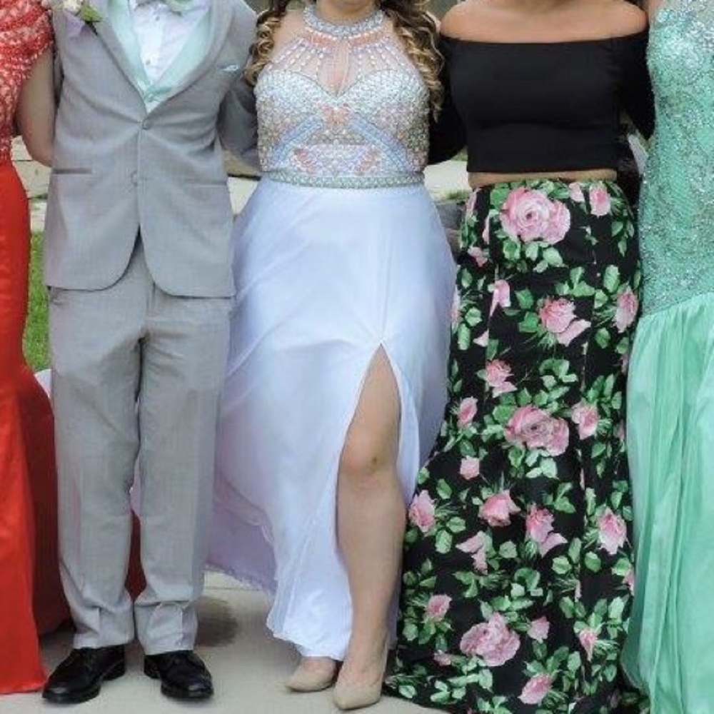 Rachel Allan Prom/ Pageant Sequined Gown - Picture 3 of 4